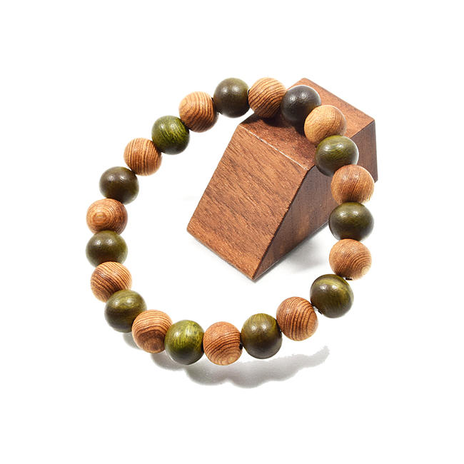 『屋久杉・生命の樹』ブレスレット 8ミリ玉【当店限定品】念珠 木製ブレスレット 屋久杉ブレスレット 腕輪 厄除けブレスレット お守りブレスレット 数珠ブレスレッ...