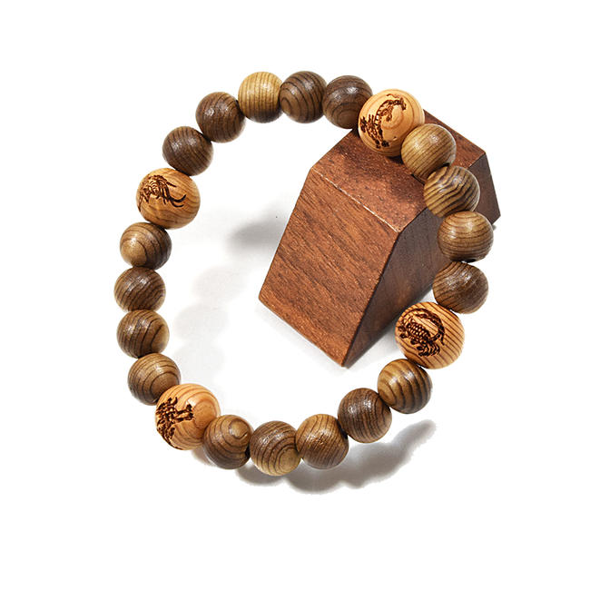 『四神(ししん)ブレスレット』神代杉・屋久杉仕様8ミリ念珠 魔除け お守り 開運 運気 健康 長寿 金運 勝負運 木製 お守り 屋久杉ブレスレット 厄除けブレス...