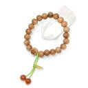 日本の心「桜」ブレスレット桜の花彫り仕様(和桜の木製)さくらんぼ付き8ミリ木製ブレスレット 縁起物ブレスレット 厄除けブレスレット お守りブレスレット 数珠ブレ...