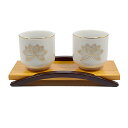 【お仏具】仏器膳ライトブラウン(木製品)4寸5分★ご飯入れや湯呑みを乗せるお道具。※現代風のスッキリデザイン★ご注意:湯呑みは付いていません。膳 長手膳 仏器台...