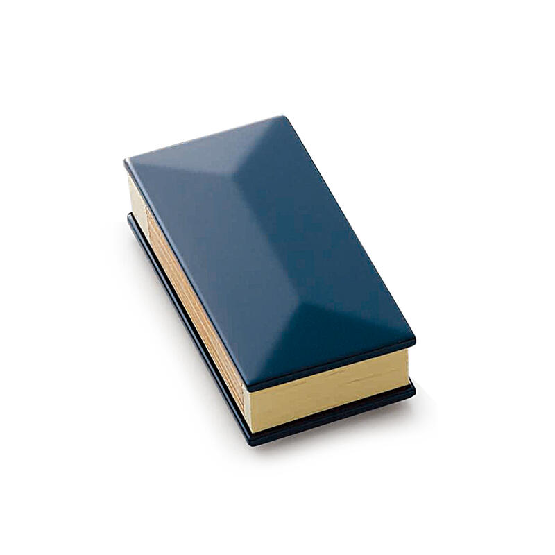 【過去帳】ミュラー ネイビー3寸※9cm日本製★拭き漆（生漆）仕上げミニ仏壇用過去帳 日入過去帳 現代仏具 木製過去帳 漆塗り 塗り過去帳 木の過去帳 おしゃれ きれい 浄土真宗 先祖祀り 先祖供養 国産 八木研 mueller3現代仏壇