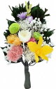 【仏花】仏花 『プリザーブドフラワー 仏花』★洋柄◇中サイズ◆ 花部分高さ約23センチ★中サイズです★仏花 造花 お供え花 お盆仏花 お彼岸仏花 プリザーブド プリザ プリザード