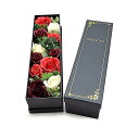 【ご進物用 お花】ソープフラワーロングBOXタイプ★レッド色お花 仏花 造花 シャボンフラワー しゃぼん ギフト用 贈答用 進物用 進物用仏花 喪中ハガキ返礼 お供え花 お盆仏花 お彼岸仏花 プレゼント お祝い きれい キレイ かわいい カワイイ(4)