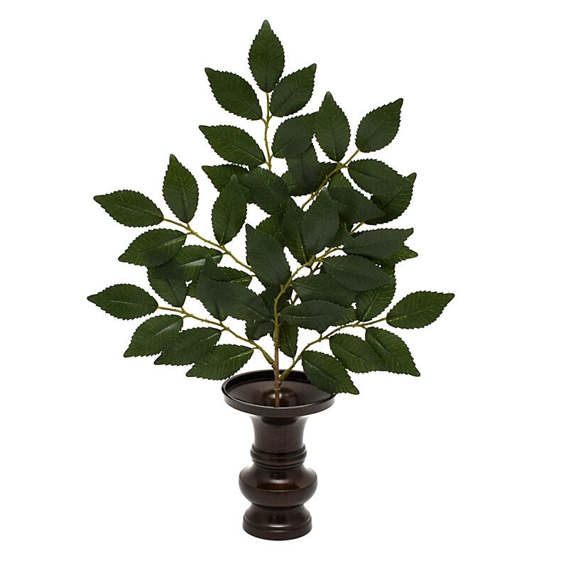 【仏花】仏壇用 造花 ヒサカキ（びしゃく）◆本体部分高さ約27センチ★仏様でお使い頂けます。造花 お供え花 お盆仏花 お彼岸仏花