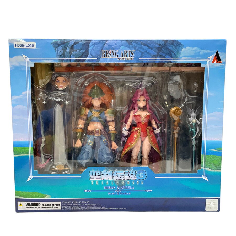 【中古】【開封済/欠品あり】【聖剣伝説】【スクウェア・エニックス】 BRING ARTS「聖剣伝説3 TRIALS of MANA」デュラン＆アンジェラ【フィギュア/おもちゃ/TOY】【ゲーム・キャラクター】