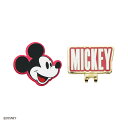 ミッキーマウス ゴルフマーカー。MICKEY文字入り台座付き。マーカーに磁石内蔵でカンタン脱着。グリーン上でも目立つデザイン。 サイズ マーカー：約H37×W40mm台座：約H30×W38mm 材質 マーカー：塩化ビニル樹脂(磁石内蔵)台座：鉄 メーカー価格 1,980円（税込） ※本商品は、ウォルト・ディズニー・ジャパン株式会社との契約により、丸眞株式会社が製造したものです。 ※こちらの商品は、メール便送料無料です。 ※メール便での発送につきましては、 メール便」をご確認ください" Target="_blank">ご注意事項 を必ずご確認ください。