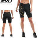 2XU レディース MCS RUN COMPRESSION SHORTS ランニング コンプレッションショートタイツ【返品交換不可】