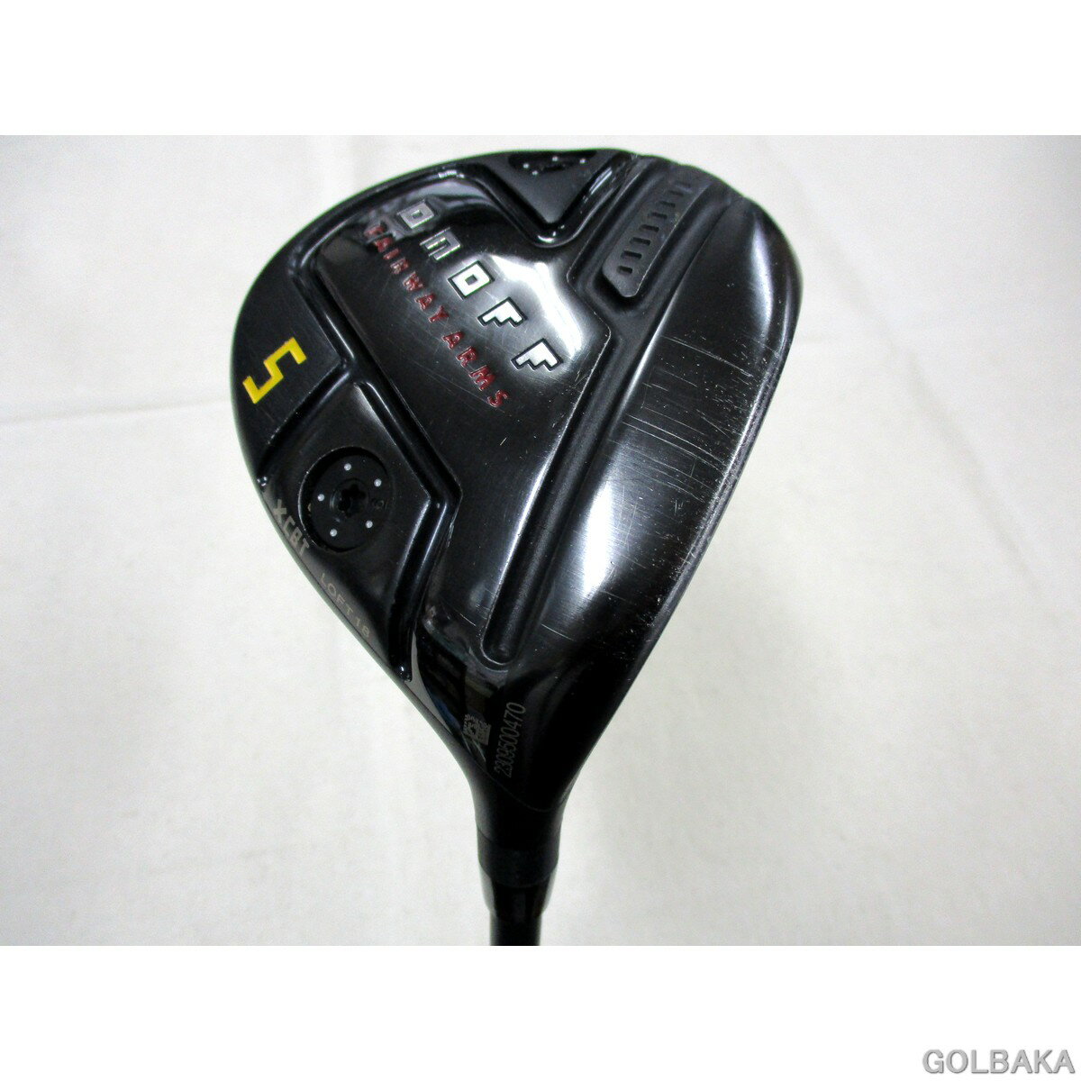 【送料無料】【中古】B：グローブライド ONOFF FAIRWAY ARMS KURO ×CBTフェアウェイウッド5W ロフト18° ONOFF CBT 624F/S