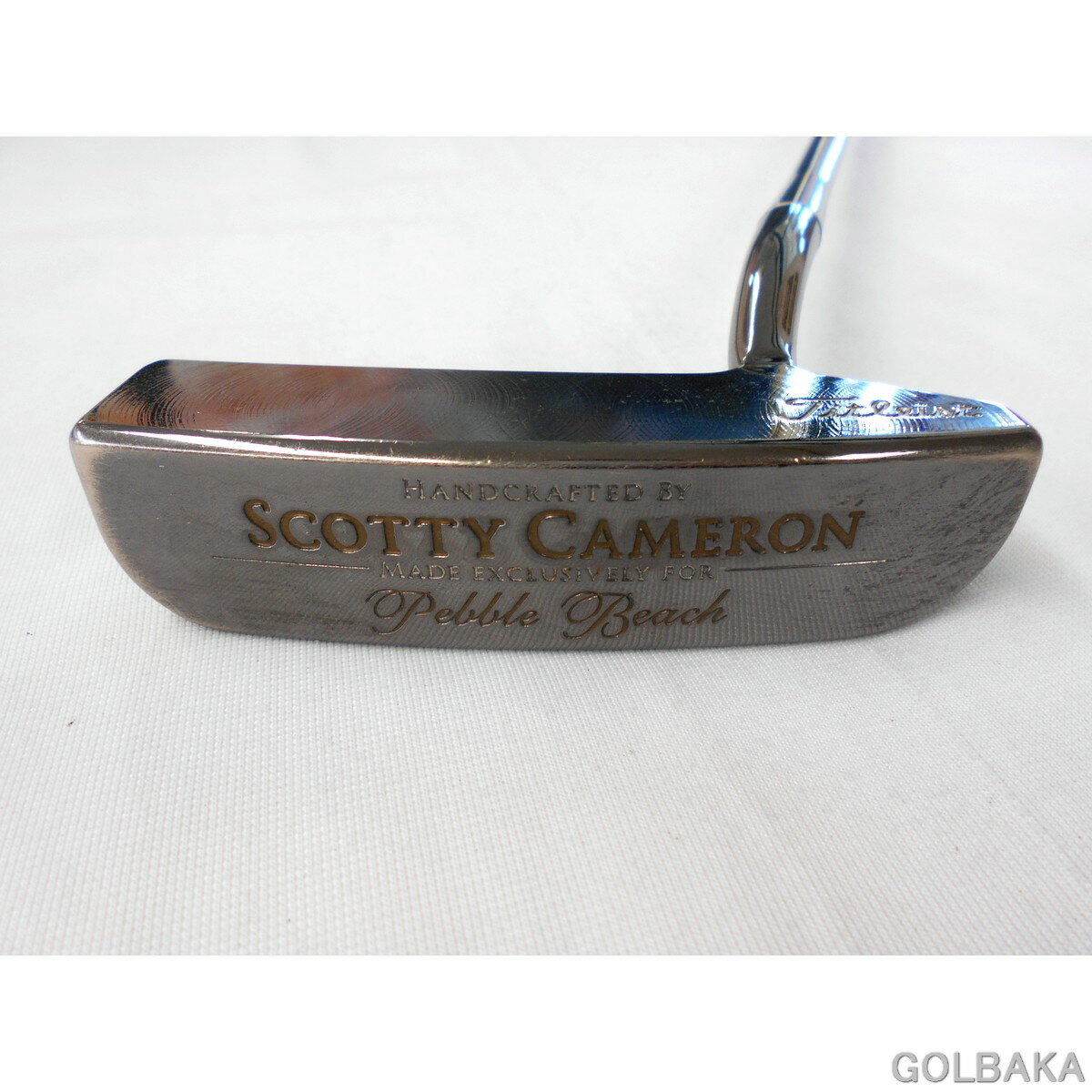 【10月おすすめ品】【送料無料】【中古】BC：　タイトリスト スコッティキャメロン ペブルビーチ 2005年モデル パター スチールシャフト 長さ34インチ