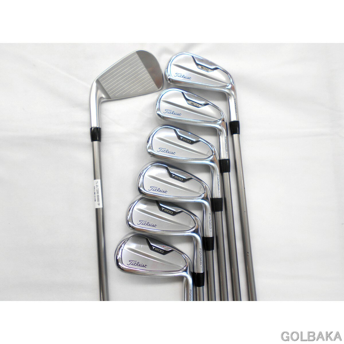 【送料無料】【中古】BC：タイトリスト T200 2021年モデル アイアンセット 7本(#5~9.P.48°) 3D 055 i60/ワンフレックス
