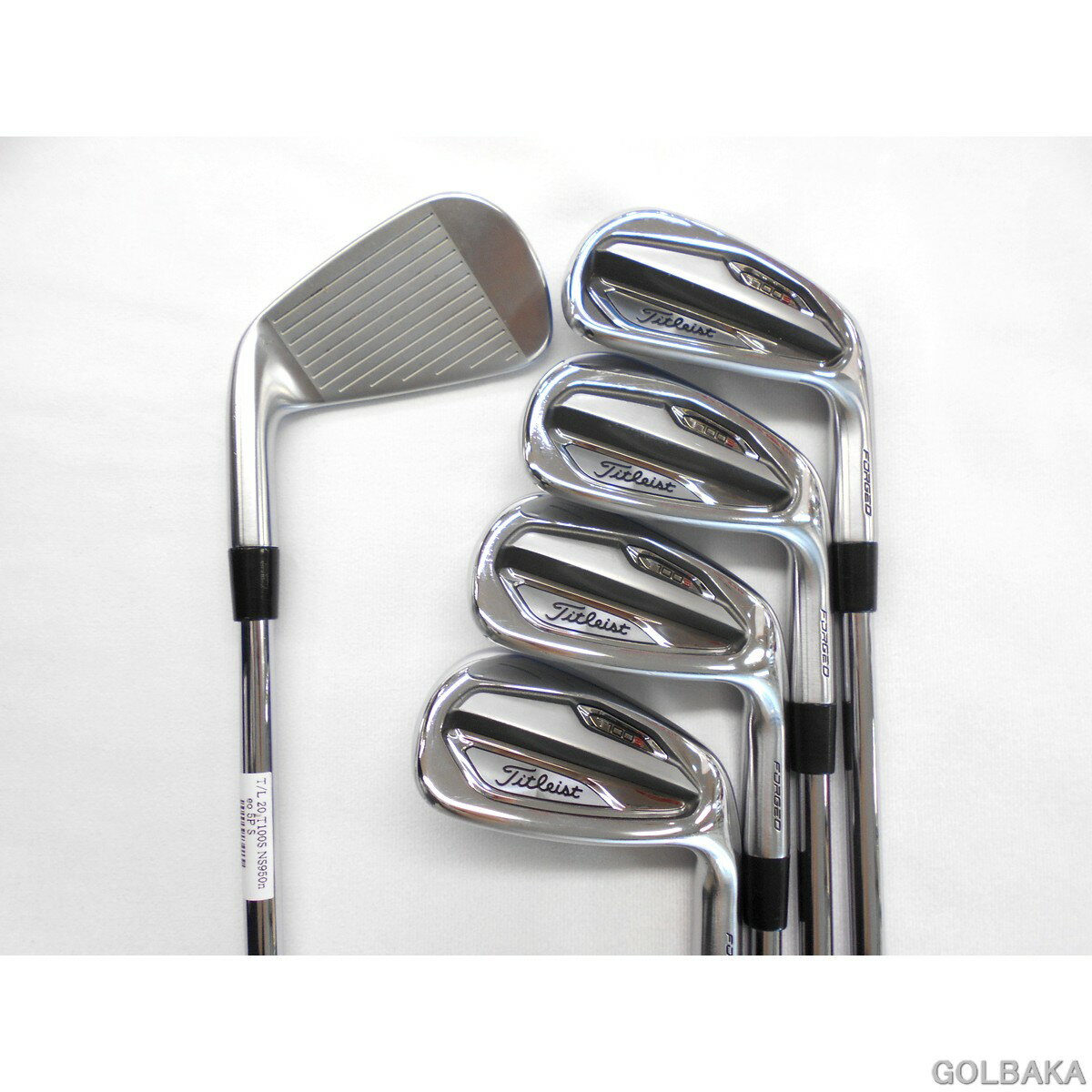 【送料無料】【中古】BC：タイトリスト T100S 2020年モデルアイアンセット5本（＃6-P） ロフト31° NS PRO 950GH neo/S