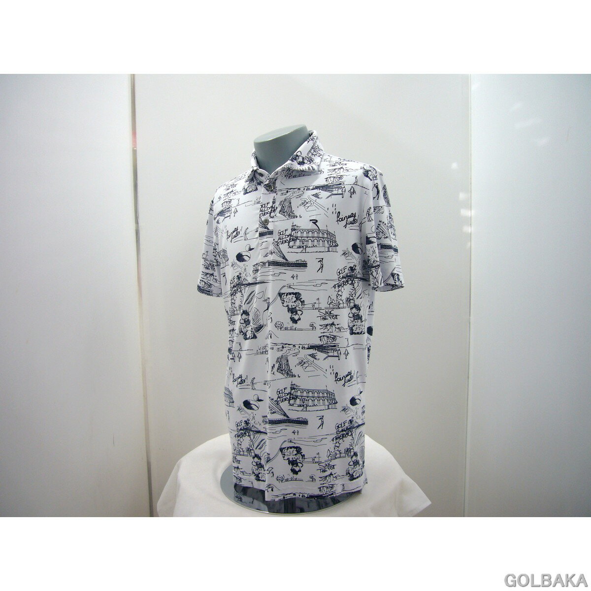 送料無料【新品】シェルボ半袖シャツ 2025年モデル031-23440【ゴルフウェア】【メンズ】【春夏ウェア】【w35】【p0】