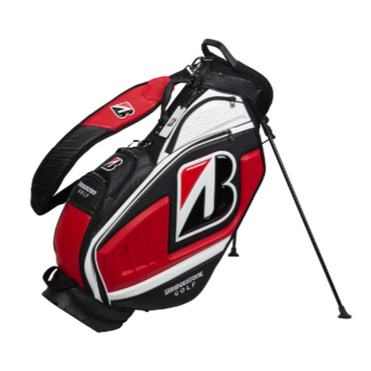 ボールプレゼント!*刻印対応【新品】BRIDGESTONE GOLF ツアースタンドモデル キャディバッグ CB2502 +vc7-125563