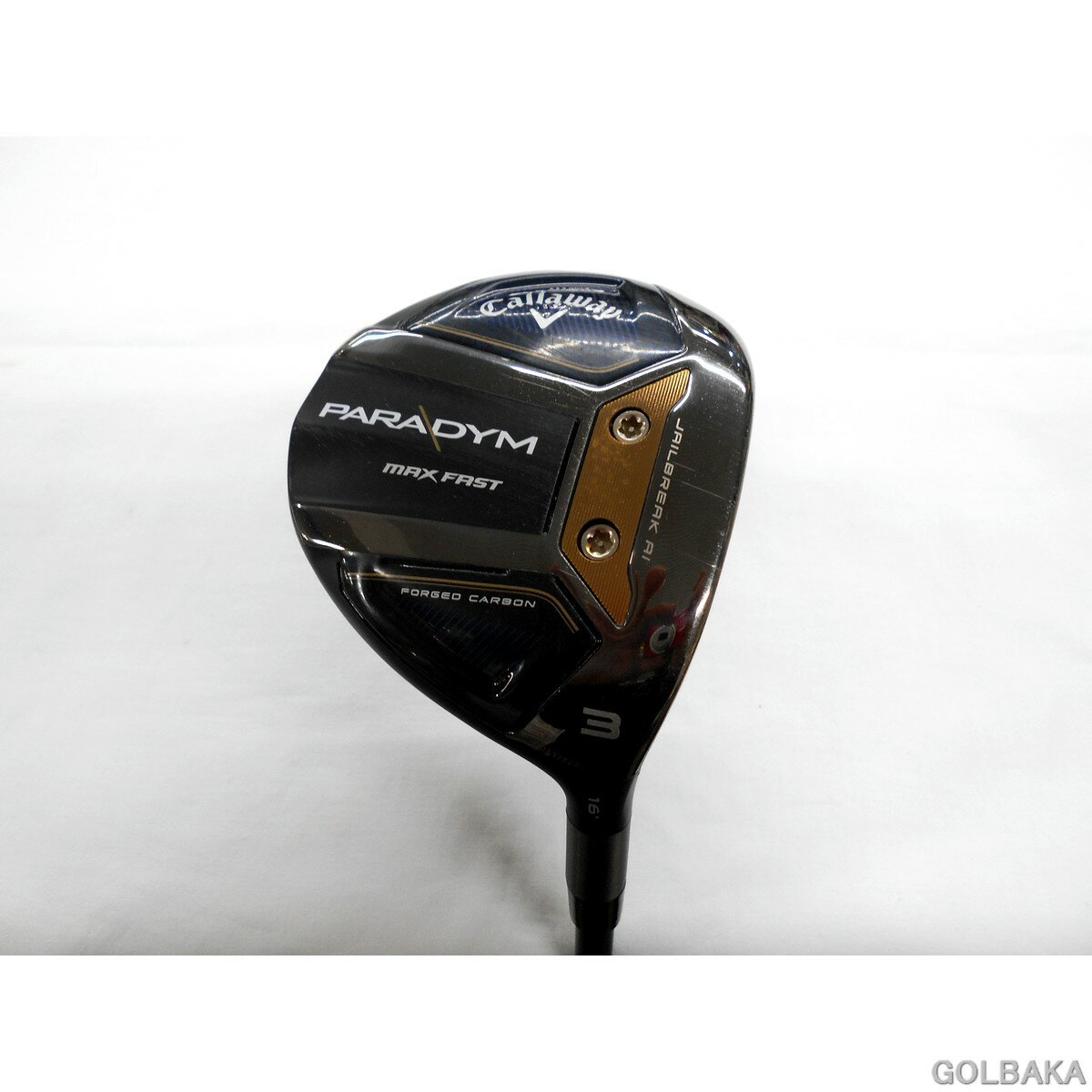 【中古】B：キャロウェイ　パラダイム　MAX ファーストフェアウェイウッド3w ロフト16° フジクラ　スピーダーNX40/SR