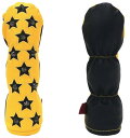 送料無料【新品】【ヘッドカバー】アザス 7703 Selmo Stella 黒×黄(BK)【ユーティリティ用】 ※お取り寄せ品【w0】【p0】