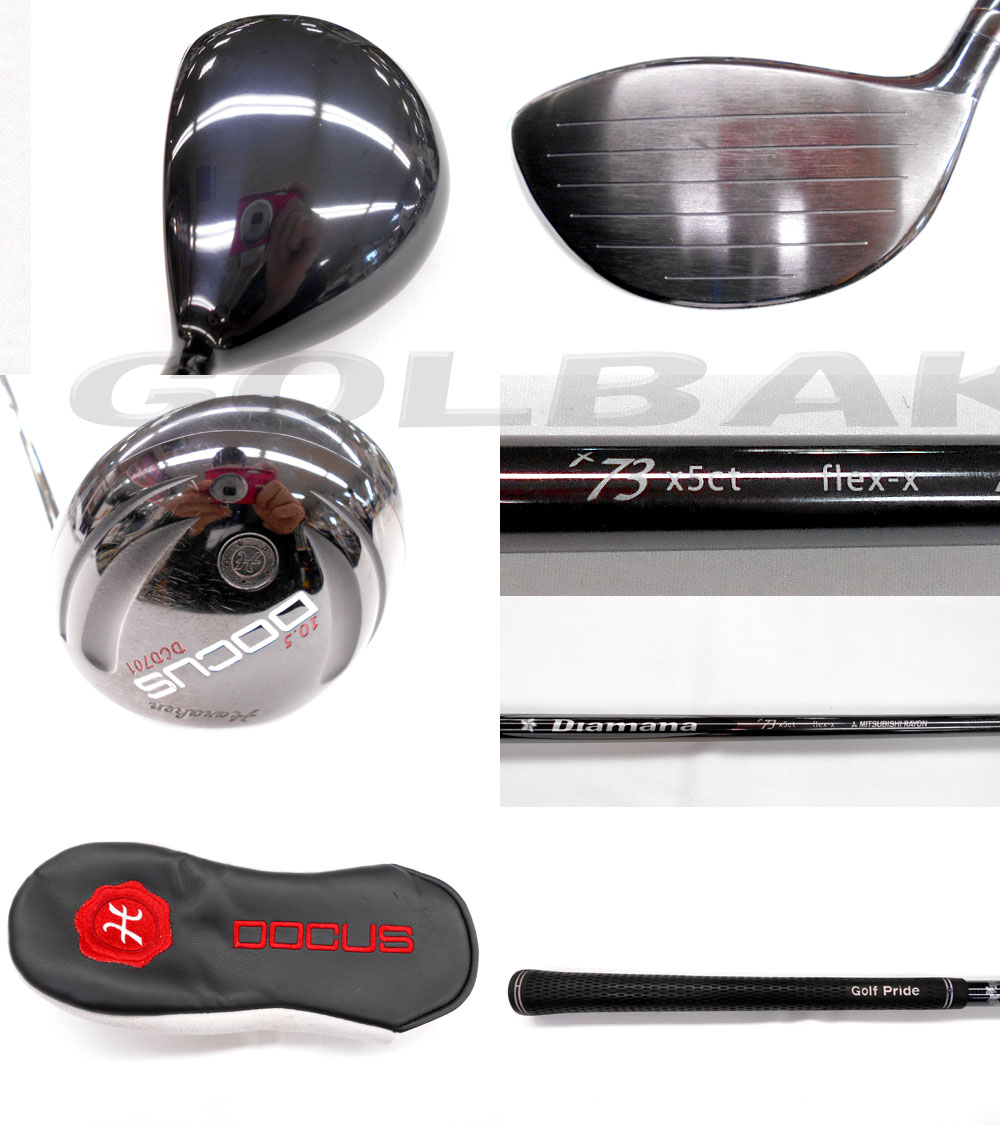 【中古】C：ハラケン ドゥーカス DCD701 ドライバー 1W ロフト10.5° ミツビシレイオン ディアマナ x73x5ct/X 長さ45.5インチ114588