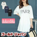 大きいサイズ レディース トップス Tシャツ カットソー ビッグロゴコットンTシャツ ロゴT ビッグT 半袖 5分袖 ロゴ ビッグサイズ オーバーサイズ ロング...