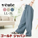 大きいサイズ レディース ボトムス ズボン パンツ リラックスワイドパンツ ロング ウエストゴム ワイド ストレート ガウチョ ルーム 無地 薄手 夏新作 秋服...