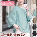 大きいサイズ レディース トップス カットソー Tシャツ Vネックワイド袖ドルマンコットンカットソー 長袖 ロンT Vネック ドルマン ストレッチ 春新作 春服...