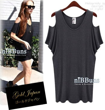 大きいサイズ レディース カットソー ロングTシャツ 肩開き セクシー 黒 ブラック ビッグサイズ ビッグ 体型カバー シャツ ワンピース 着やせ 着痩せ 無地 半そで 半袖 大きなサイズ LLサイズ 2L LL 13号 3Lサイズ 3L 15号 4L 17号