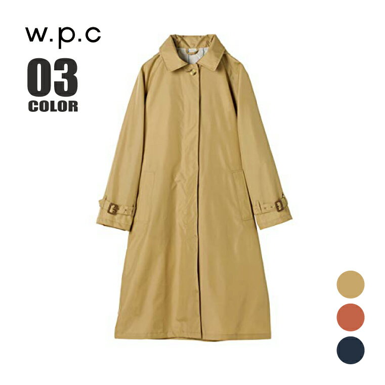 w.p.c レインコート レディース スタンダードコート パッカブル フード着脱可能 撥水 雨 ワールドパーティ