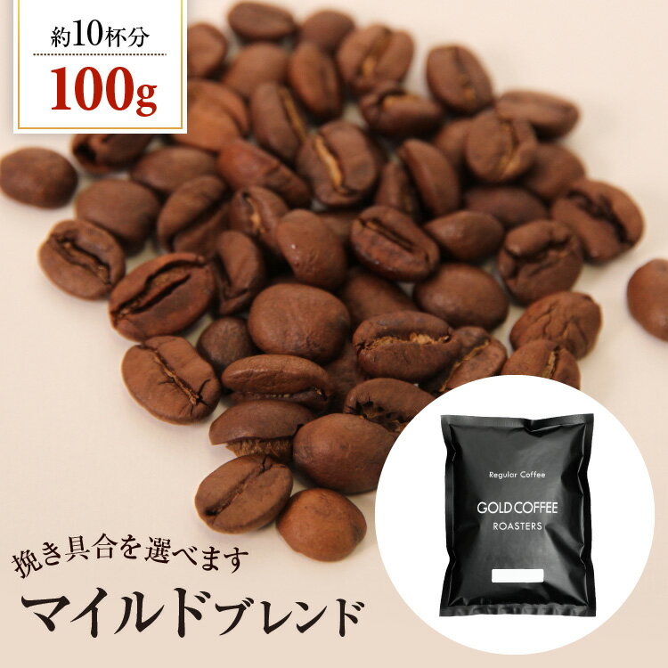 送料別 コーヒー豆 マイルドブレンド【内容量：100g】 1