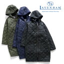 LAVENHAM ラベンハム ガントン フード キルティングコート ロングコート GUNTON HOOD ラブンライト (レディース) LAVENHAM ラベンハム ガントン フード キルティングコート ロングコート GUNTON HOOD ラブンライト (レディース)