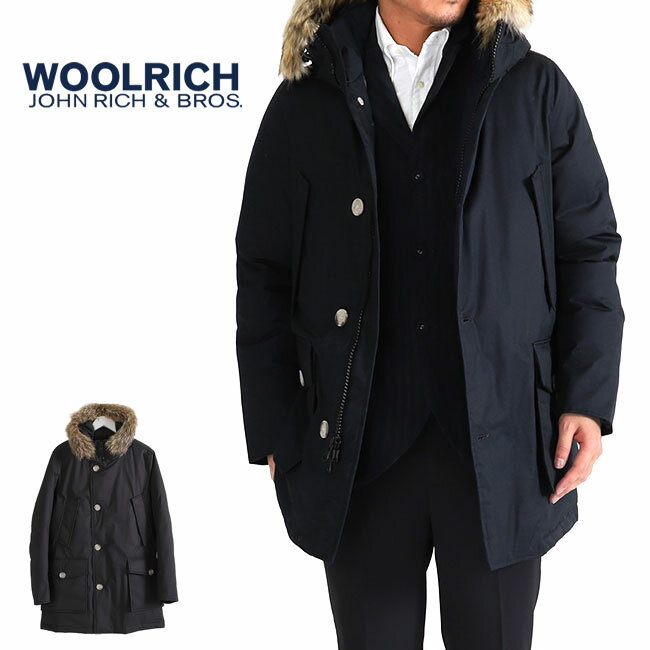 Woolrich ウールリッチ ファー付き ラミネーテッドコ