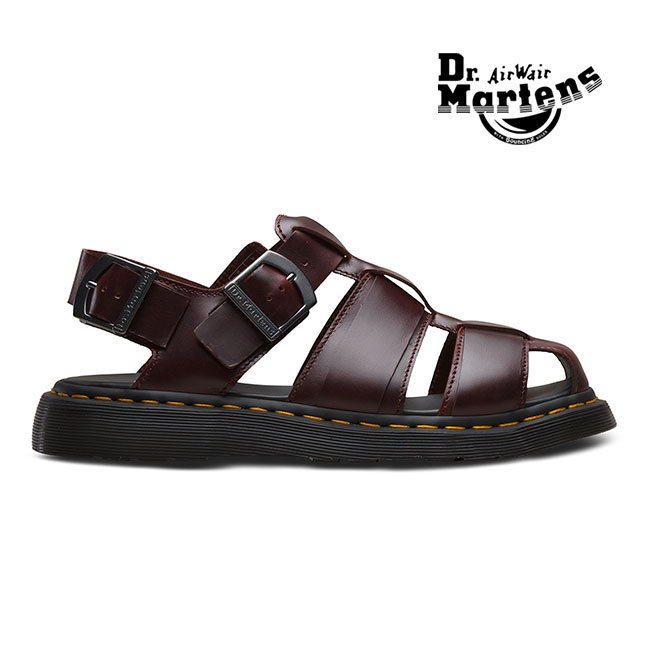 [TIME SALE] DR.MARTENS ドクターマーチン KASSION カシオン フィッシャーマンサンダル 編み込み レザーサンダル ストラップサンダル メンズ レディース