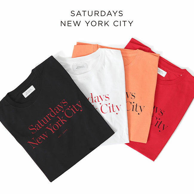 Saturdays NYC サタデーズ ニューヨークシティ ロゴTシャツ Miller Standard Tee ホワイト ネイビー オリーブ