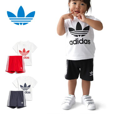 adidas アディダスオリジナルス Tシャツ&ショーツ セットアップ FI8318 HE4659 HE4655 上下セット ギフト プレゼント ベビー インファント キッズ