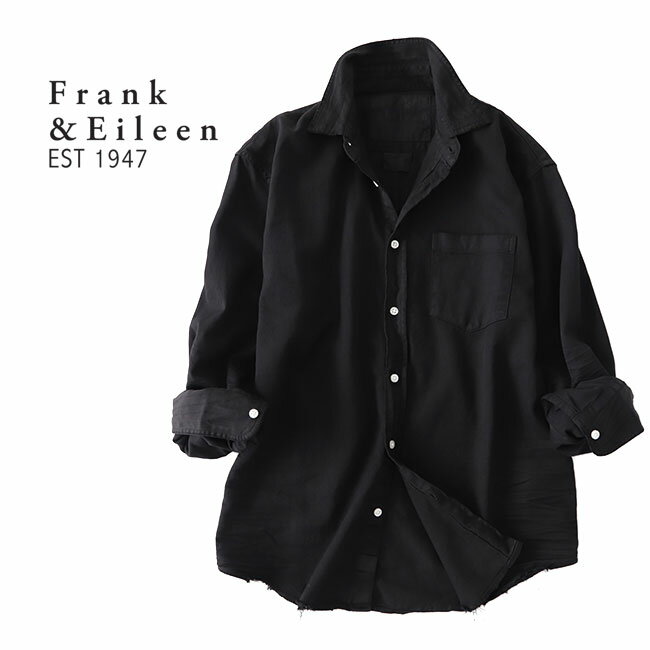 Frank&Eileen フランク&アイリーン LUKE BKCD ルーク ブラックデニムシャツ 9920700016 9920700033 メンズ