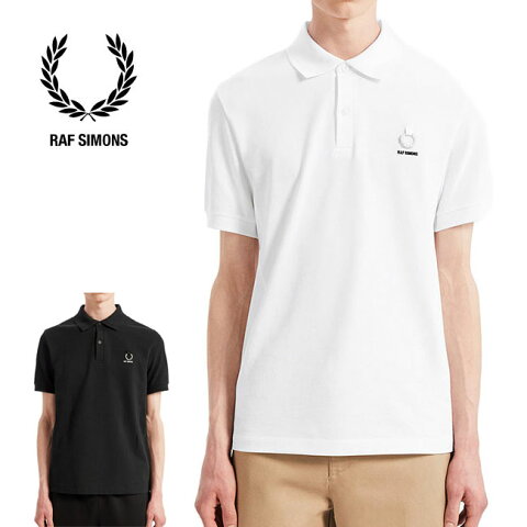 Fred Perry by RAF SIMONS フレッドペリー ラフシモンズ ローレルロゴ 鹿の子 ポロシャツ SM7044 ピケ (メンズ)