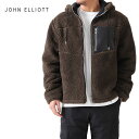 JOHN ELLIOTT ジョンエリオット ボアフリースジャケット 3020400102 ボアパーカー メンズ