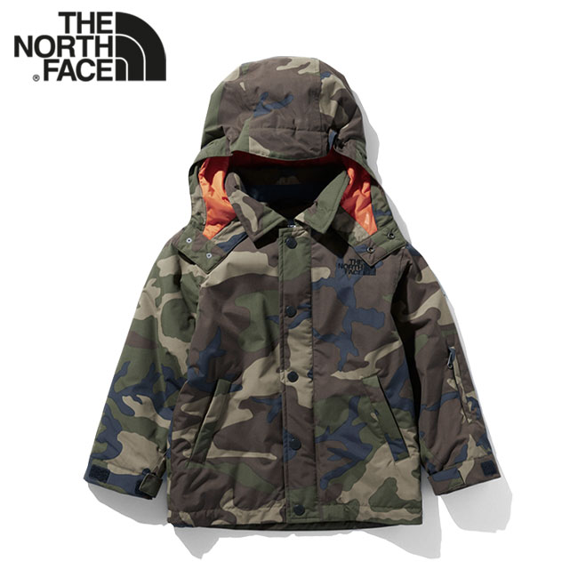 楽天Golden StateTHE NORTH FACE ノースフェイス 迷彩 ノベルティー フード付き コーチジャケット NSJ61904 マウンテンパーカー カモフラ キッズ ベビー