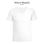 [TIME SALE] Maison Margiela メゾンマルジェラ AIDS Charity メッセージ VネックTシャツ S30GJ0007 S20299 971 半袖Tシャツ チャリティー メンズ
