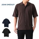 ジョンスメドレー JOHN SMEDLEY ジョンスメドレー 日本別注 オープンカラー ニットシャツ S4300 半袖シャツ メンズ