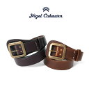 Nigel Cabourn ナイジェルケーボン クロムエクセル アーミー レザーベルト 64010 メンズ **