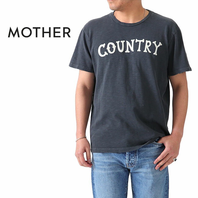 MOTHER DENIM マザーデニム The Buster ビンテージ ロゴTシャツ 6023-601 半袖Tシャツ メンズ