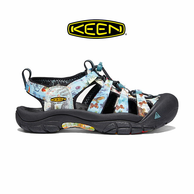 [SALE] KEEN × New Acoustic Camp キーン コラボ ニューポート H2 NEWPORT H2 1023969 1023417 総柄 サンダル メンズ レディース