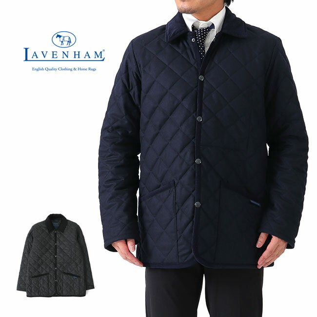 ラベンハム 【別注モデル】 LAVENHAM ラベンハム デンハム キルティング ウールジャケット G192018 DENHAM MENS 20 メンズ