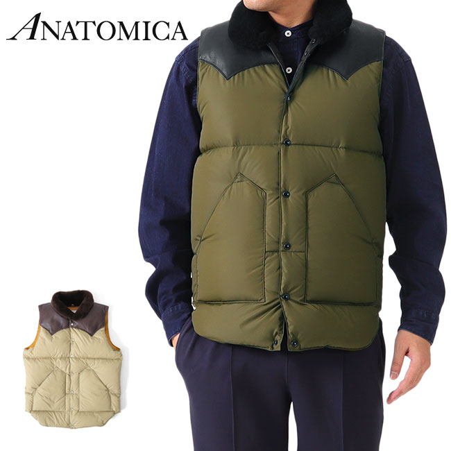 ANATOMICA × ROCKY MOUNTAIN FEATHERBED アナトミカ ロッキーマウンテン コラボ クリスティベスト ダウンベスト 530-552-21 メンズ