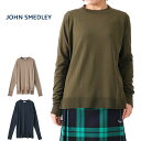 楽天Golden State[TIME SALE] [日本限定モデル] JOHN SMEDLEY ジョンスメドレー メリノウール バックロング クルーネックニットセーター A4343 レディース