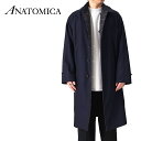 ANATOMICA アナトミカ リバーシブル チェック シングルラグランコート 530-552-02 ロングコート メンズ