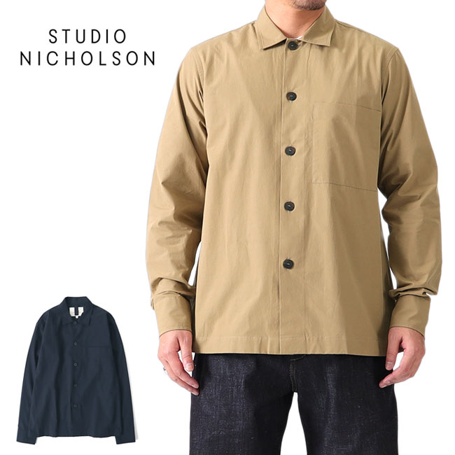 STUDIO NICHOLSON スタジオニコルソン MAMATA シャツジャケット SNM-354 長袖シャツ メンズ