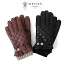 DENTS デンツ ウールライニング キルティング レザーグローブ 手袋 5-9053 ギフト プレゼント