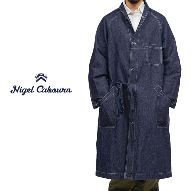 SALE Nigel Cabourn ナイジェルケーボン 40 039 S コットンリネンデニム エンジニアコート 80420000000 ダスターコート メンズ