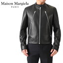 メゾン マルジェラ ライダースジャケット メンズ Maison Margiela メゾンマルジェラ 八の字 5ZIPライダース ジャケット S50AM0489 SY1460 ラムレザー シングル メンズ