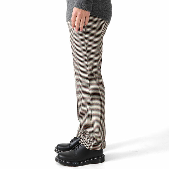 THE NERDYS ナーディーズ チェックパイプ スラックス NFE-T03 トラウザーパンツ メンズ