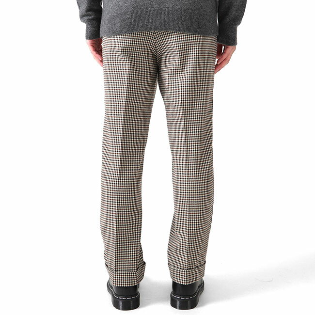 THE NERDYS ナーディーズ チェックパイプ スラックス NFE-T03 トラウザーパンツ メンズ